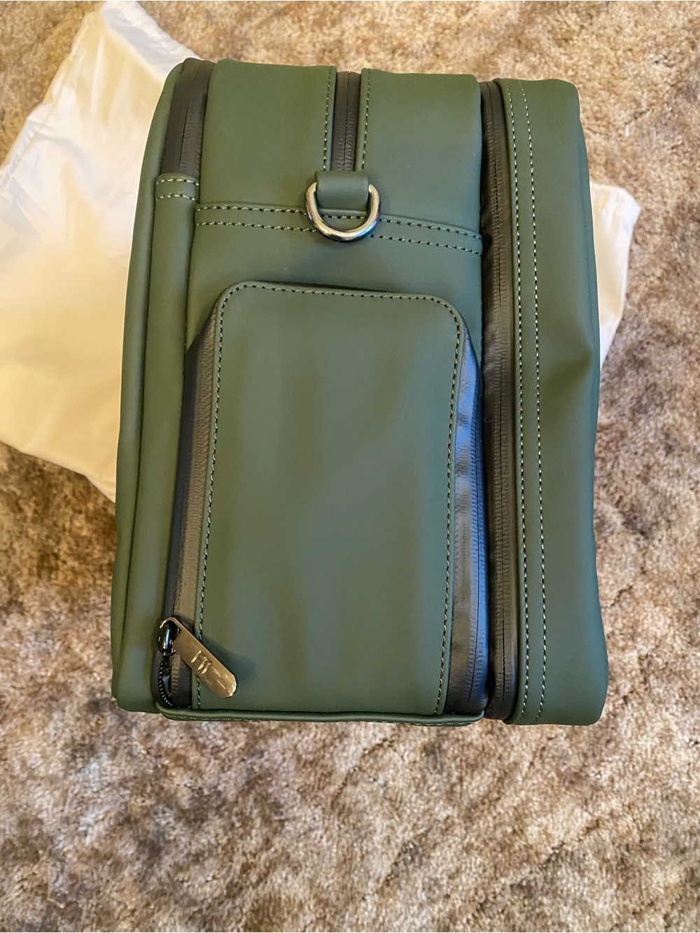 Forest Green FTL Duffel Bag Minimalist Travel Carry Sturdy For the Love - Picture 2 of 8